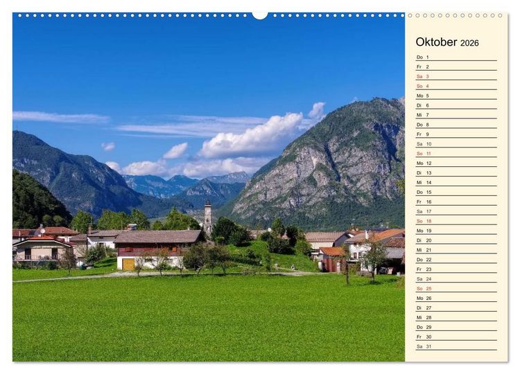 Produktbild: Friaul-Julisch Venetien - Italiens sch&ouml;ner Nordosten (Wandkalender 2026 DIN A2 quer), CALVENDO Monatskalender