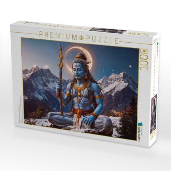 Produktbild: CALVENDO Puzzle Shiva, der Zerst&ouml;rer und Erneuerer | 1000 Teile Lege-Gr&ouml;&szlig;e 64x48cm Foto-Puzzle f&uuml;r gl&uuml;ckliche Stunden