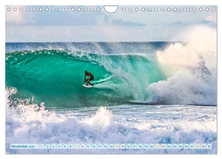 Produktbild: Surfen - so cool (Wandkalender 2026 DIN A4 quer), CALVENDO Monatskalender