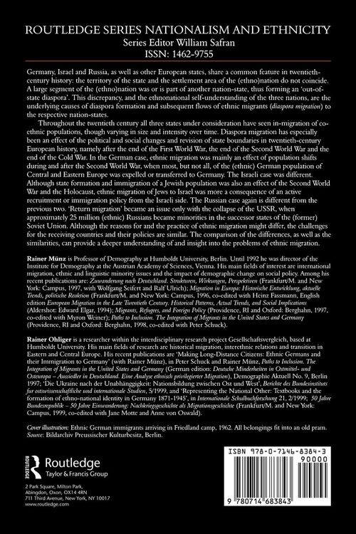 Produktbild: Diasporas and Ethnic Migrants