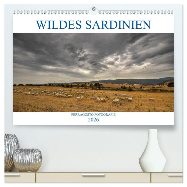 Produktbild: Wildes Sardinien 2026 (hochwertiger Premium Wandkalender 2026 DIN A2 quer), Kunstdruck in Hochglanz