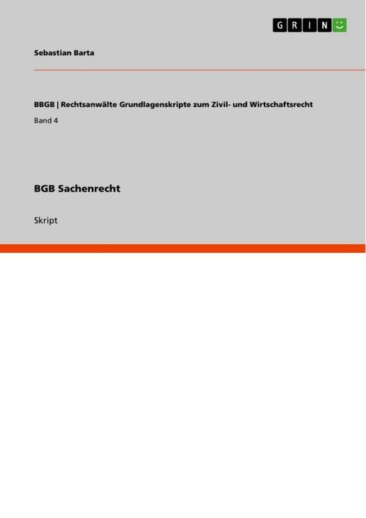 Produktbild: BGB Sachenrecht
