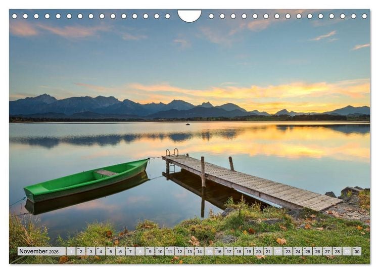 Produktbild: Wundersch&ouml;nes Bayern (Wandkalender 2026 DIN A4 quer), CALVENDO Monatskalender