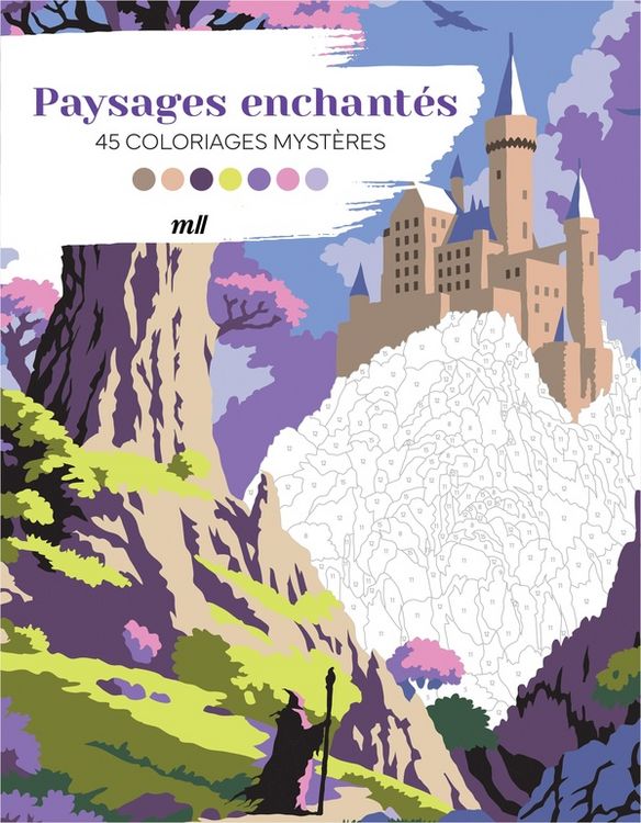 Produktbild: Paysages enchant&eacute;s : 45 coloriages myst&egrave;res