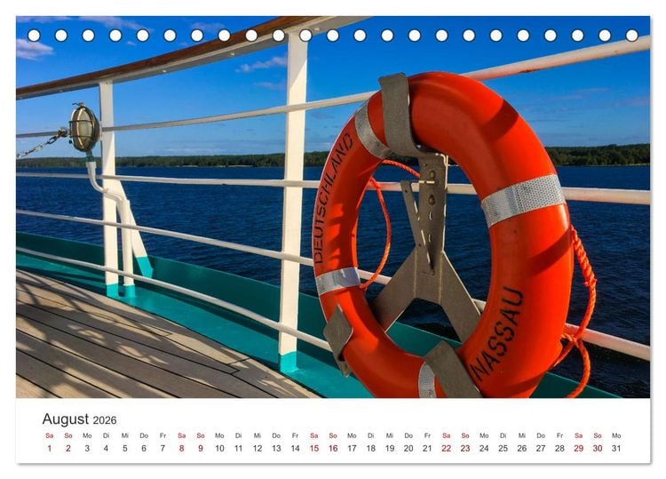 Produktbild: Kreuzfahrtpiraten (Tischkalender 2026 DIN A5 quer), CALVENDO Monatskalender