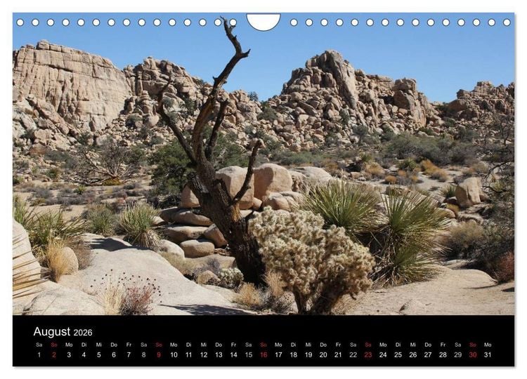 Produktbild: Kalifornien 2026 (Wandkalender 2026 DIN A4 quer), CALVENDO Monatskalender