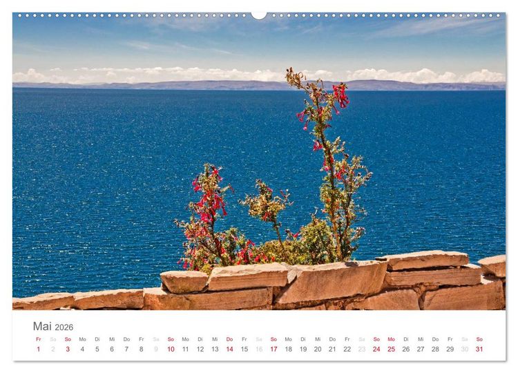 Produktbild: Peru - Perle der Anden (hochwertiger Premium Wandkalender 2026 DIN A2 quer), Kunstdruck in Hochglanz