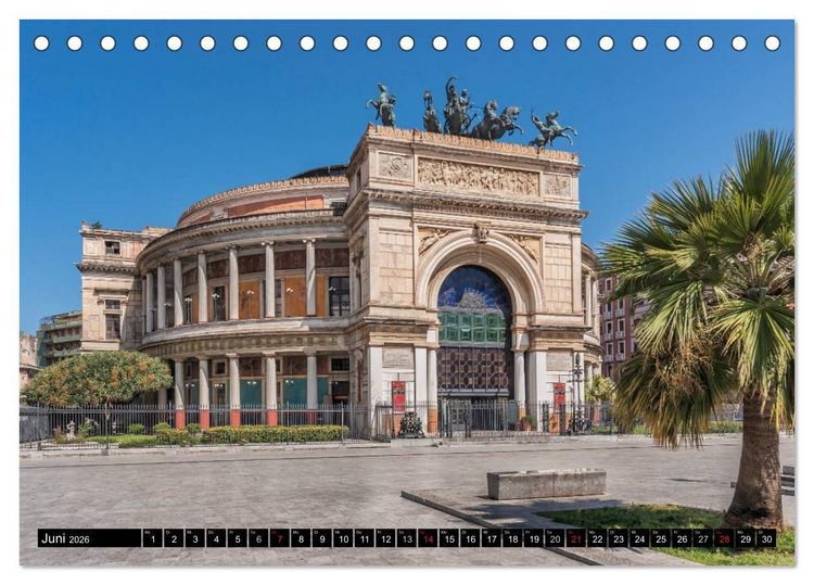 Produktbild: Sizilien - Perle im Mittelmeer (Tischkalender 2026 DIN A5 quer), CALVENDO Monatskalender