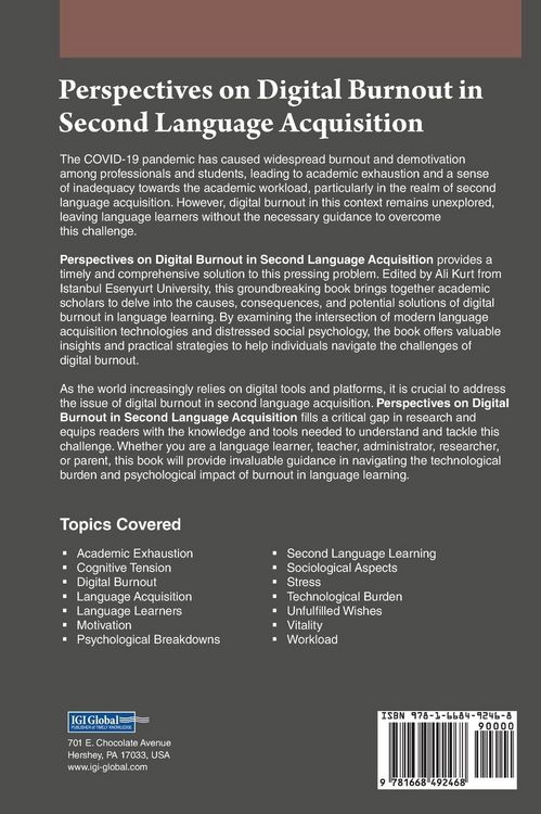 Produktbild: Perspectives on Digital Burnout in Second Language Acquisition