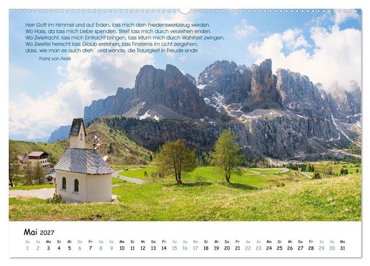 Produktbild: Christliche Bildpoesie 2027 (hochwertiger Premium Wandkalender 2027 DIN A2 quer), Kunstdruck in Hochglanz