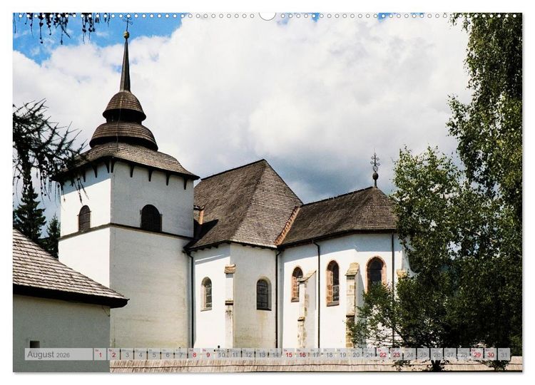 Produktbild: Streifz&uuml;ge durch die mittlere Slowakei (hochwertiger Premium Wandkalender 2026 DIN A2 quer), Kunstdruck in Hochglanz