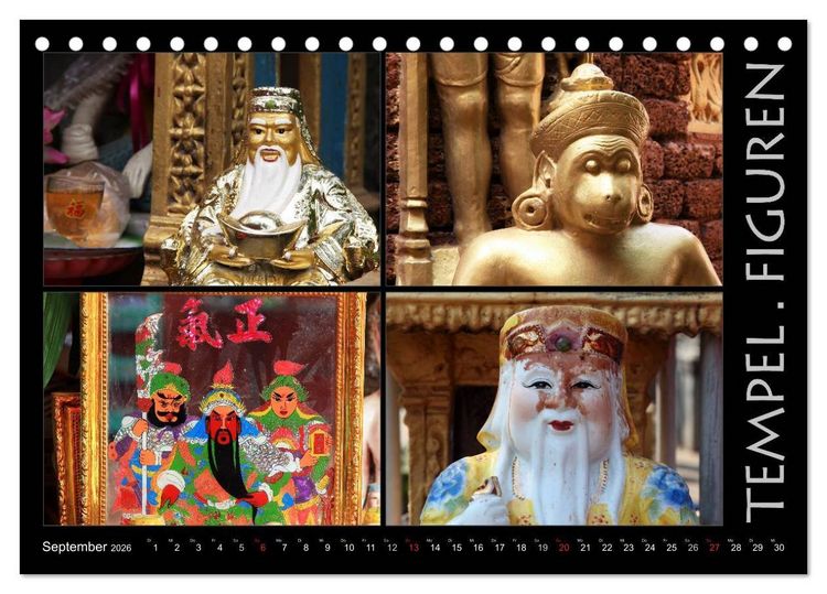 Produktbild: Kambodscha - Highlights aus Asien 2026 (Tischkalender 2026 DIN A5 quer), CALVENDO Monatskalender