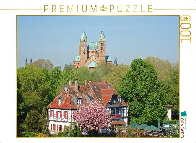Produktbild: CALVENDO Puzzle Blick auf den Kaiserdom in Speyer am Rhein | 1000 Teile Lege-Gr&ouml;&szlig;e 64x48cm Foto-Puzzle f&uuml;r gl&uuml;ckliche Stunden