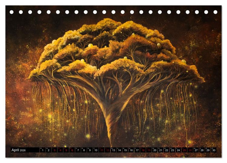 Produktbild: Im Traum ein Baum (Tischkalender 2026 DIN A5 quer), CALVENDO Monatskalender