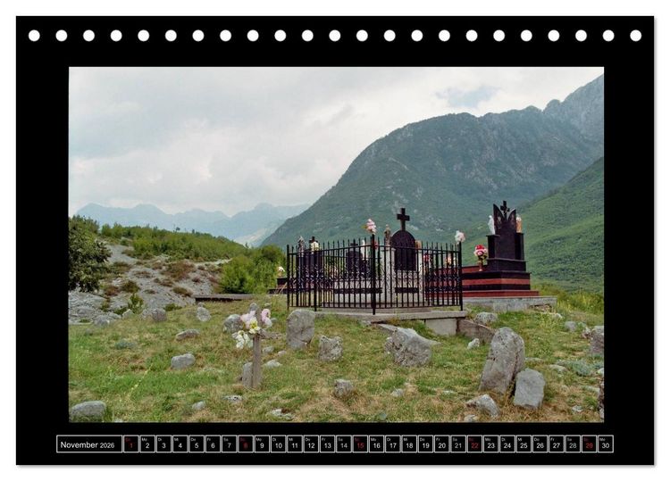Produktbild: Der Norden Albaniens (Tischkalender 2026 DIN A5 quer), CALVENDO Monatskalender