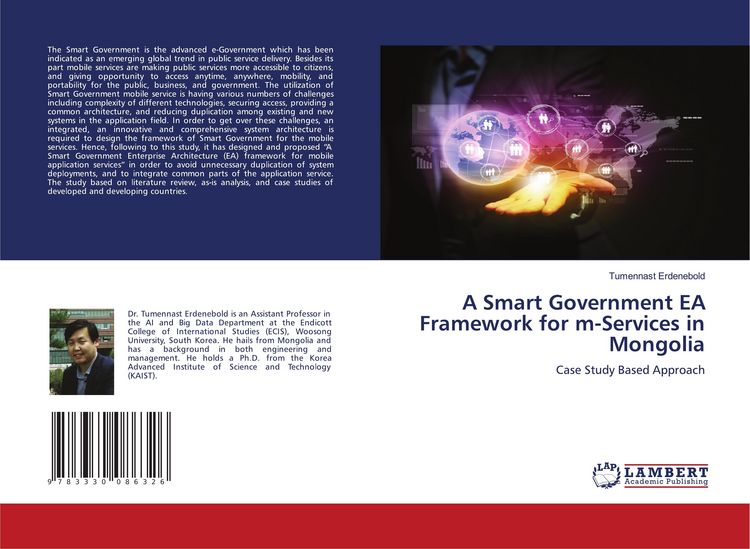 Produktbild: A Smart Government EA Framework for m-Services in Mongolia