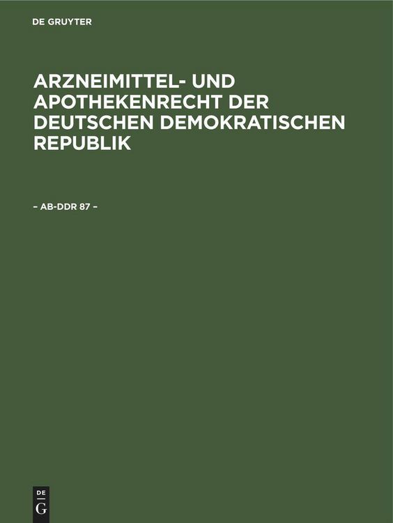 Produktbild: - AB-DDR 87 -
