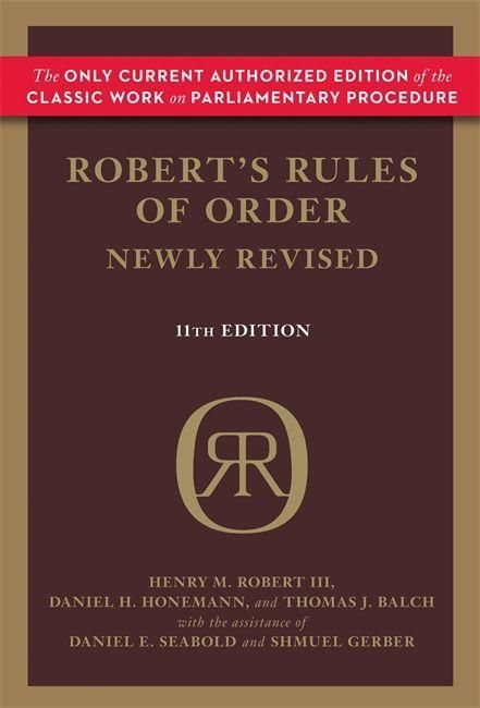 Produktbild: Roberts Rules Of Order (newly