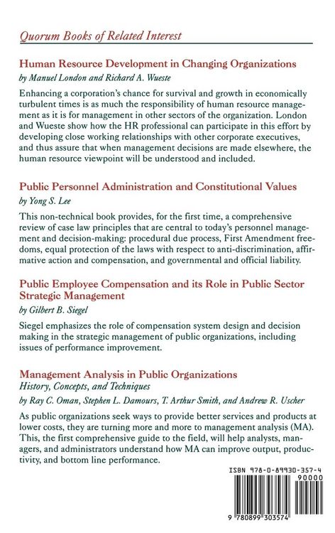 Produktbild: Public Management in Lean Years