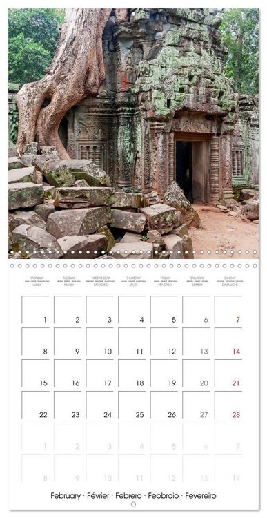 Produktbild: ANGKOR, TEMPLE IN THE JUNGLE (Wall Calendar 2027 12 &times; 12 Inch) CALVENDO 12 Month Wall Calendar