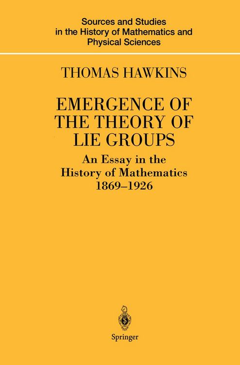 Produktbild: Emergence of the Theory of Lie Groups