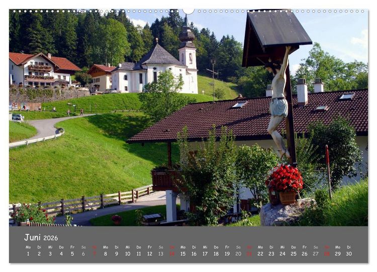 Produktbild: Zauberhaftes Berchtesgadener Land (hochwertiger Premium Wandkalender 2026 DIN A2 quer), Kunstdruck in Hochglanz