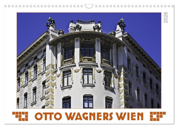 Produktbild: Otto Wagners Wien (Wandkalender 2026 DIN A3 quer), CALVENDO Monatskalender