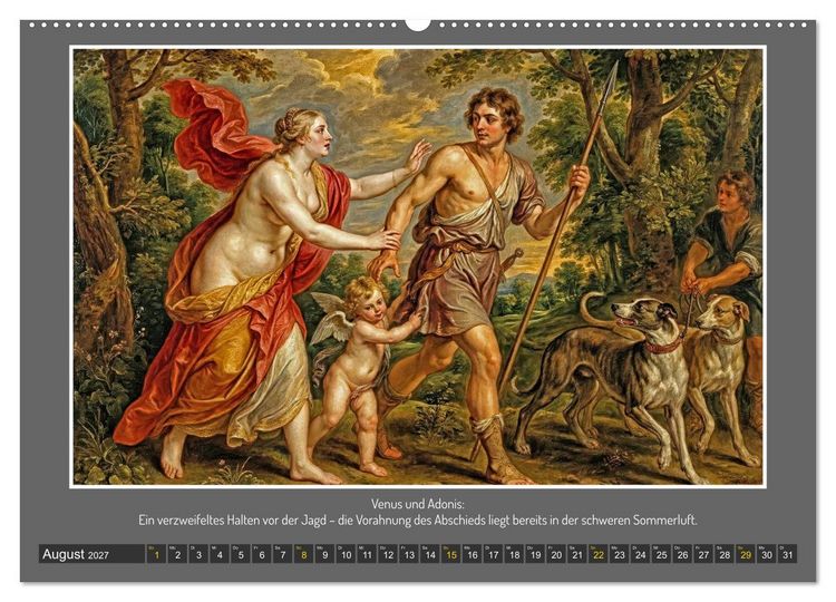 Produktbild: G&ouml;tterfunken und Leidenschaft (Wandkalender 2027 DIN A2 quer), CALVENDO Monatskalender