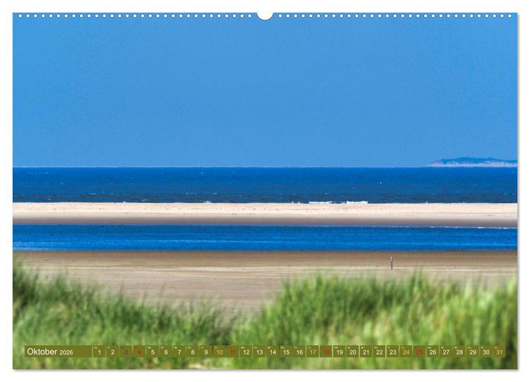 Produktbild: BORKUM Entdeckungen (hochwertiger Premium Wandkalender 2026 DIN A2 quer), Kunstdruck in Hochglanz