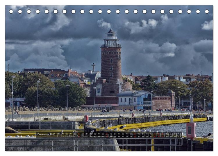 Produktbild: Polnische Bernsteink&uuml;ste (Tischkalender 2026 DIN A5 quer), CALVENDO Monatskalender
