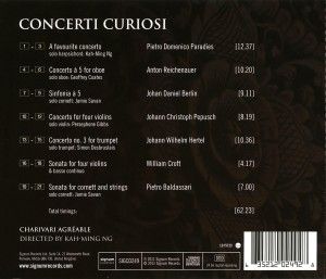 Produktbild: NG/Charivari Agreable: Concerti Curiosi