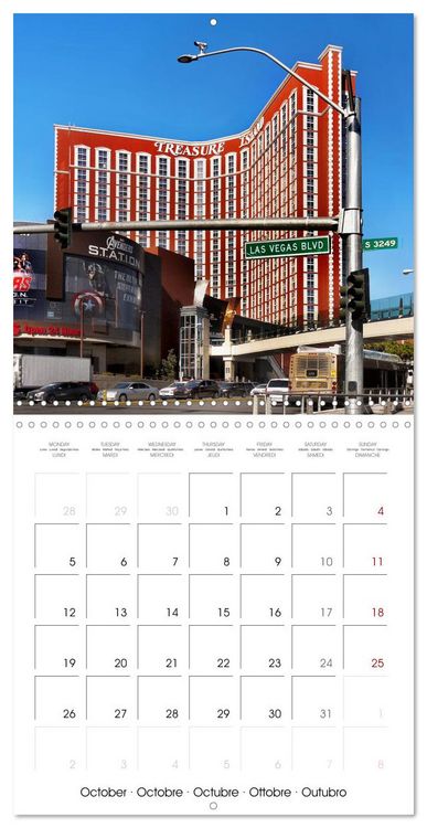 Produktbild: Las Vegas, Iconic City of Dreams (Wall Calendar 2026 12 &times; 12 Inch) CALVENDO 12 Month Wall Calendar