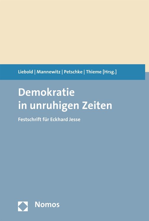 Produktbild: Demokratie in unruhigen Zeiten