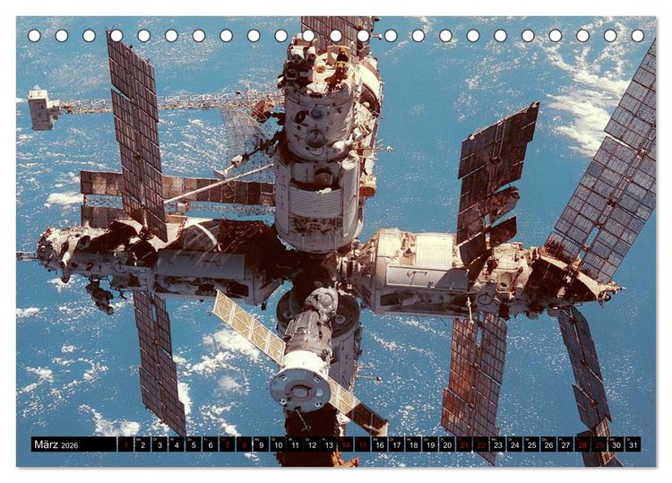 Produktbild: Auftrag im Weltall. Astronauten und Raumfahrt (Tischkalender 2026 DIN A5 quer), CALVENDO Monatskalender
