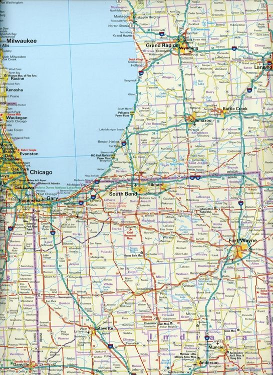 Produktbild: Reise Know-How Landkarte USA 03, Mittlerer Westen / USA, Midwest (1.1.250.000) : Illinois, Indiana, Iowa, Michigan, Minnesota, Missouri, Wisconsin