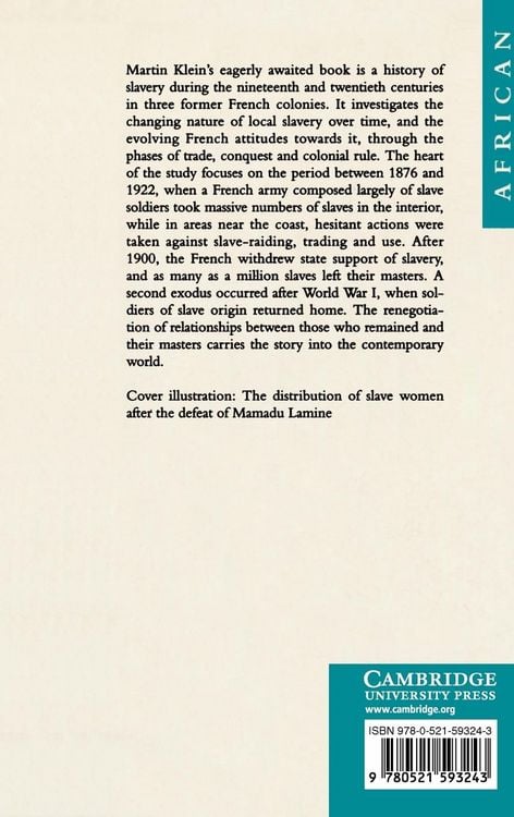 Produktbild: Slavery and Colonial Rule in French West Africa