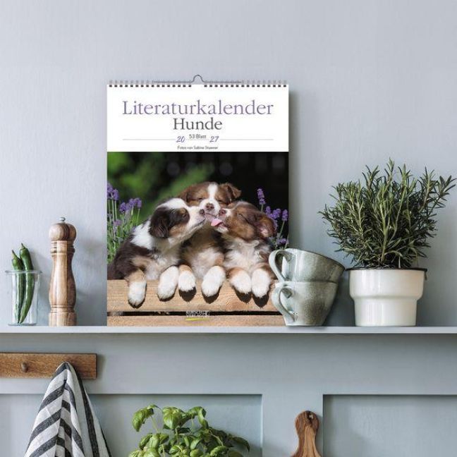 Produktbild: Literaturkalender Hunde 2027