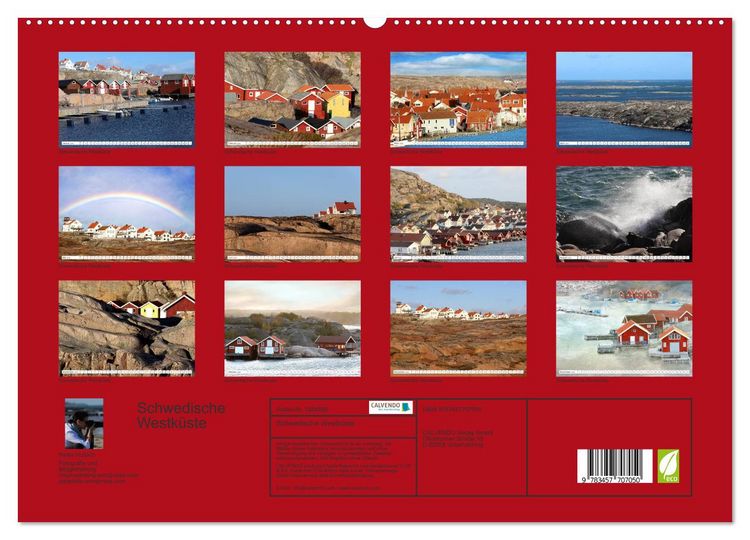 Produktbild: Schwedische Westk&uuml;ste (hochwertiger Premium Wandkalender 2026 DIN A2 quer), Kunstdruck in Hochglanz