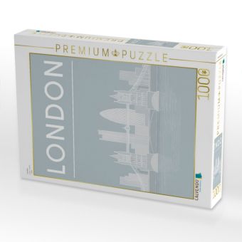 Produktbild: CALVENDO Puzzle London | 1000 Teile Lege-Gr&ouml;&szlig;e 64x48cm Foto-Puzzle f&uuml;r gl&uuml;ckliche Stunden