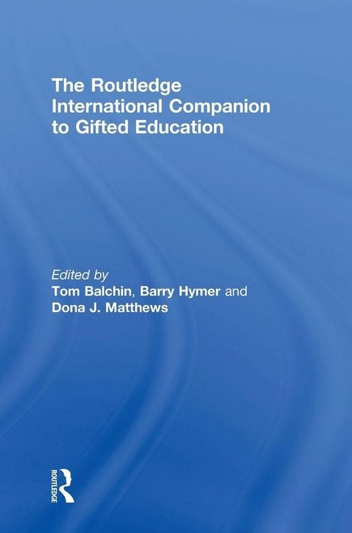 Produktbild: The Routledge International Companion to Gifted Education