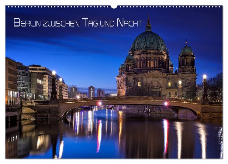 Produktbild: Berlin zwischen Tag und Nacht (Wandkalender 2026 DIN A2 quer), CALVENDO Monatskalender