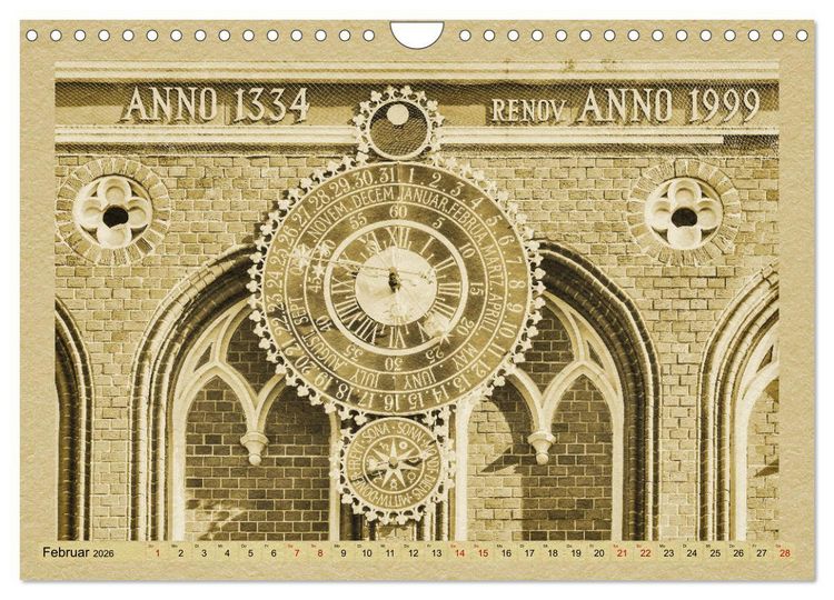 Produktbild: Riga &ndash; Ein Kalender im Zeitungsstil (Wandkalender 2026 DIN A4 quer), CALVENDO Monatskalender