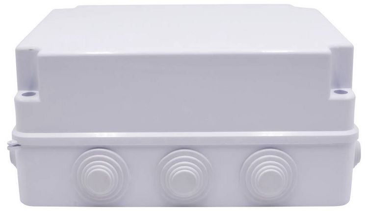 Produktbild: TRU COMPONENTS TC-RA 255x200x120 TC-10239068 Installations-Geh&auml;use ABS Kunststoff Wei&szlig; 1St.