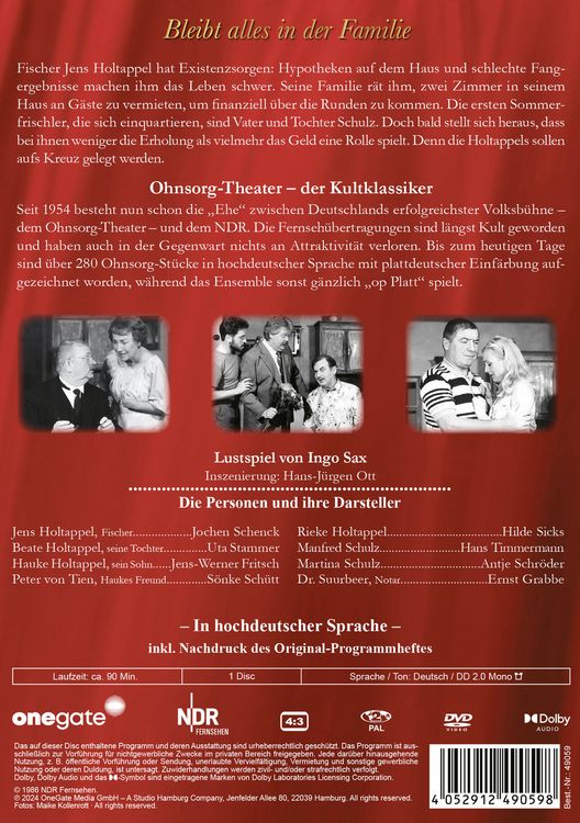 Produktbild: Ohnsorg-Theater Klassiker: Bleibt alles in der Familie