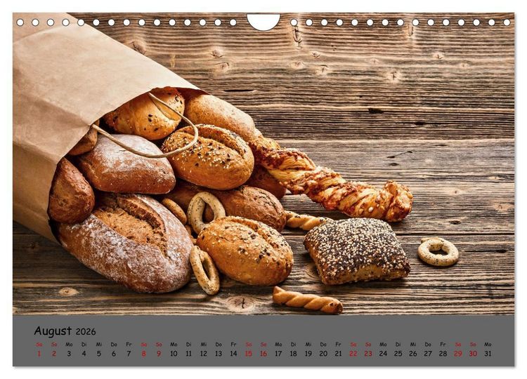 Produktbild: Mein Brotkalender (Wandkalender 2026 DIN A4 quer), CALVENDO Monatskalender