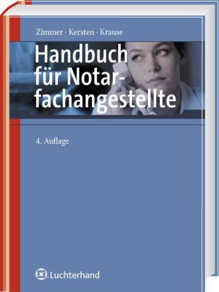 Produktbild: Handbuch f&uuml;r Notarfachangestellte