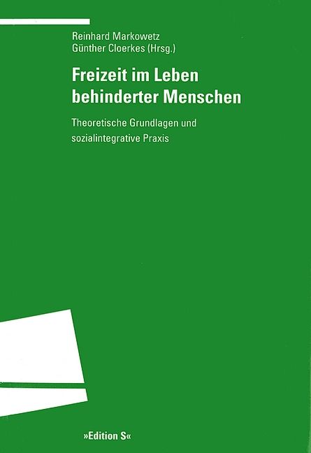 Produktbild: Freizeit im Leben behinderter Menschen