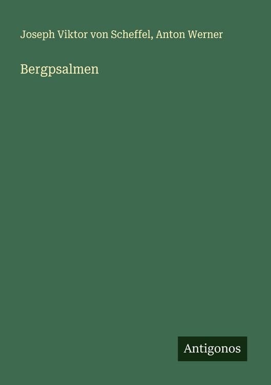 Produktbild: Bergpsalmen