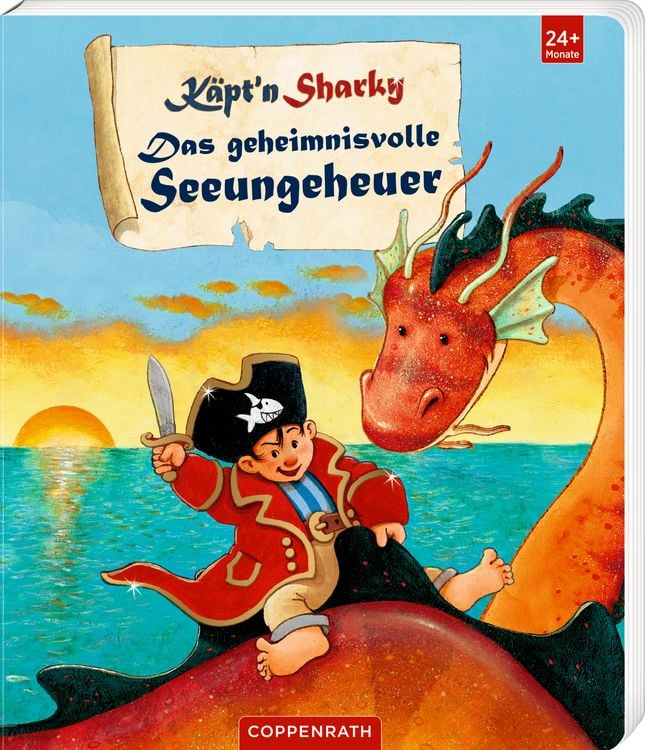 Produktbild: Käpt'n Sharky – Das geheimnisvolle Seeungeheuer (Pappbilderbuch)