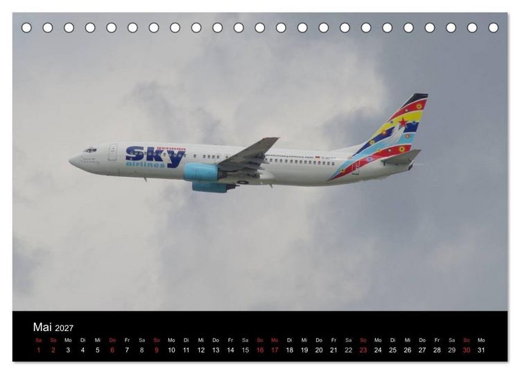 Produktbild: Deutsche Airlines (Tischkalender 2027 DIN A5 quer), CALVENDO Monatskalender